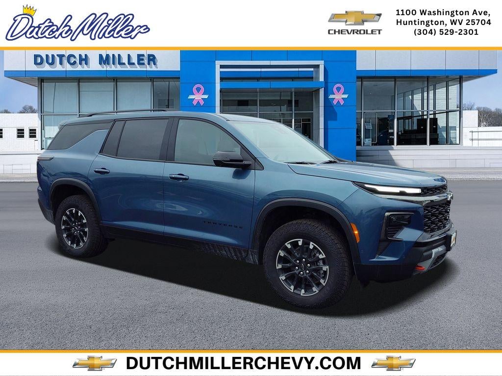 2026 Chevrolet Traverse Z71 in Lakeshore Blue Metallic — front three-quarter view