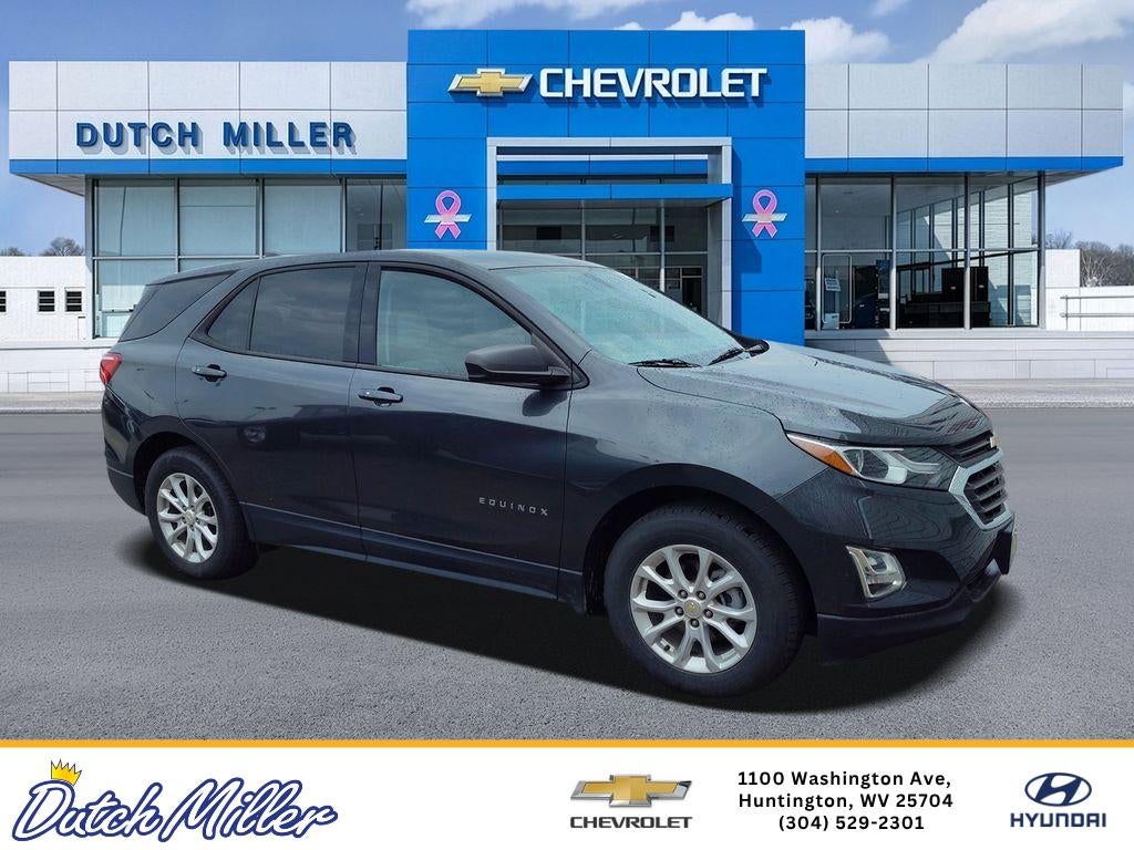 2019 Chevrolet Equinox LS in Nightfall Gray Metallic — front three-quarter view