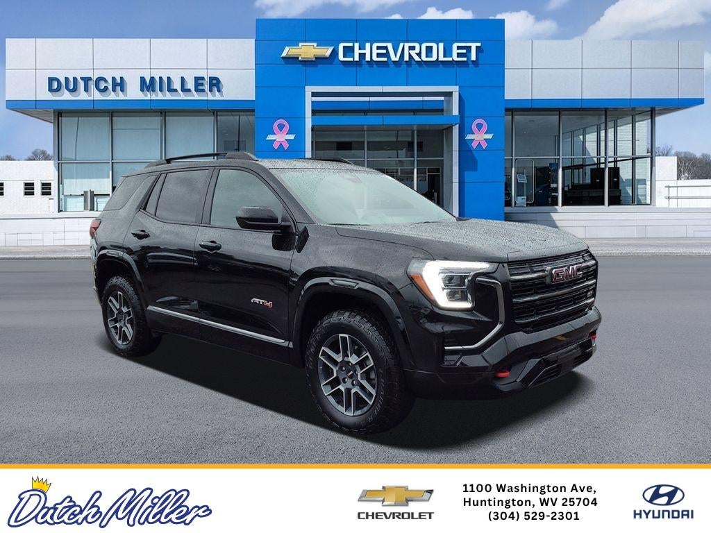 2026 GMC Terrain AT4 in Ebony Twilight Metallic — front three-quarter view