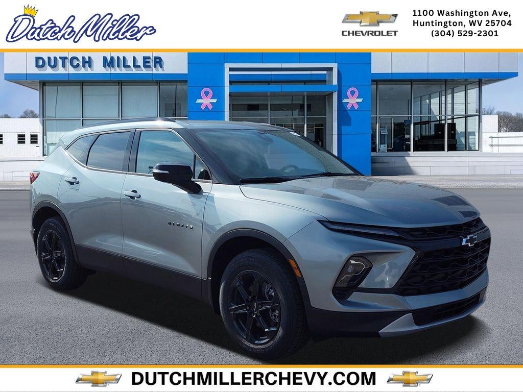 2026 Chevrolet Blazer 3LT in Sterling Gray Metallic — front three-quarter view